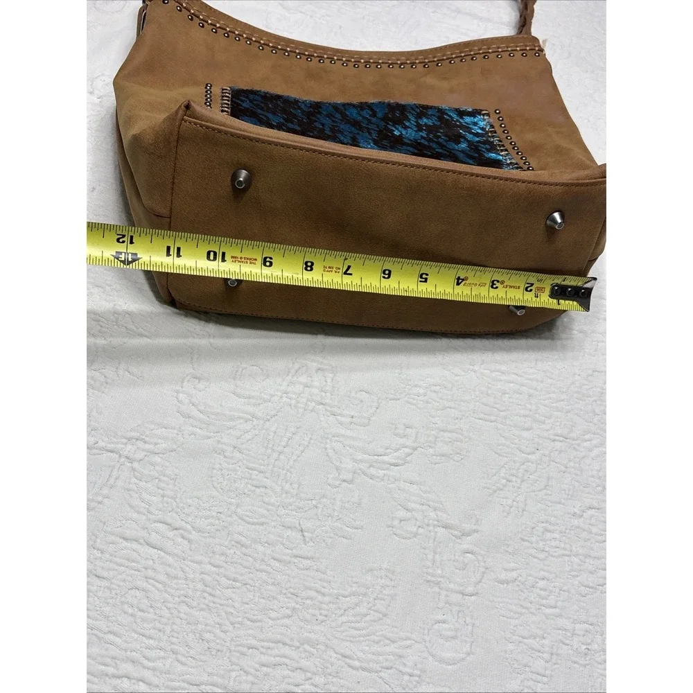 Trinity West Hair-On Leather Concealed Carry Hobo- Camel - Rare Find